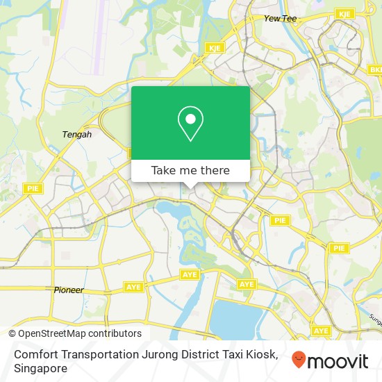 Comfort Transportation Jurong District Taxi Kiosk map