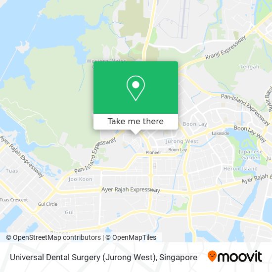Universal Dental Surgery (Jurong West) map