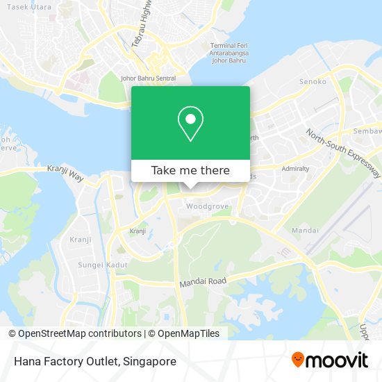 Hana Factory Outlet map