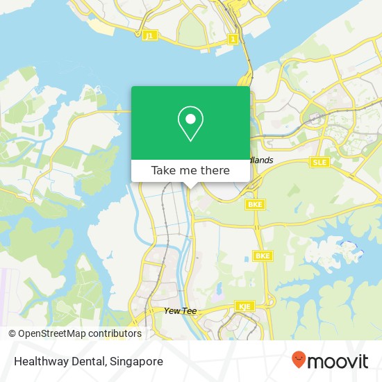 Healthway Dental map