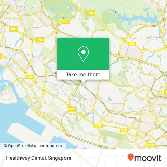 Healthway Dental map