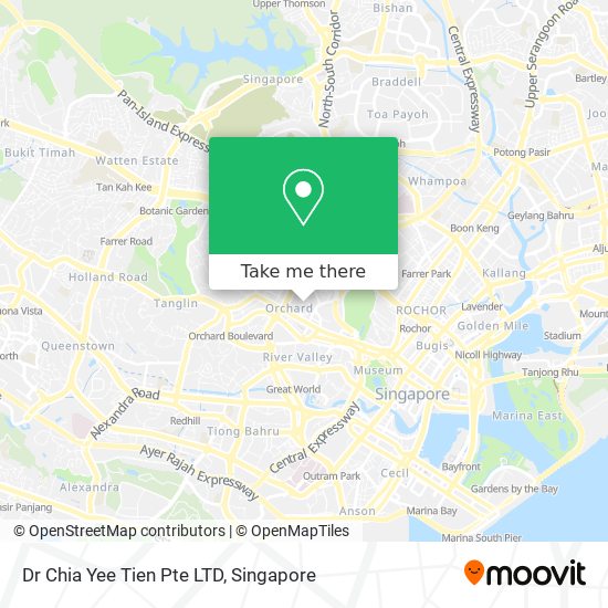 Dr Chia Yee Tien Pte LTD map