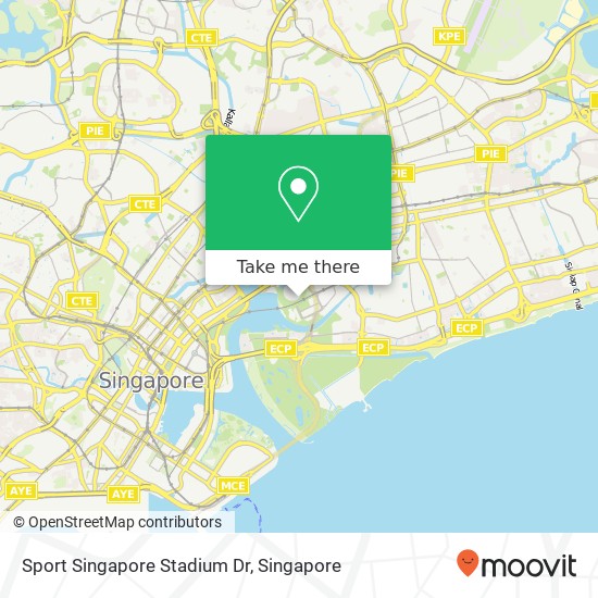 Sport Singapore Stadium Dr map