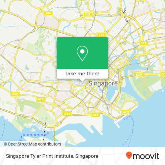 Singapore Tyler Print Institute map