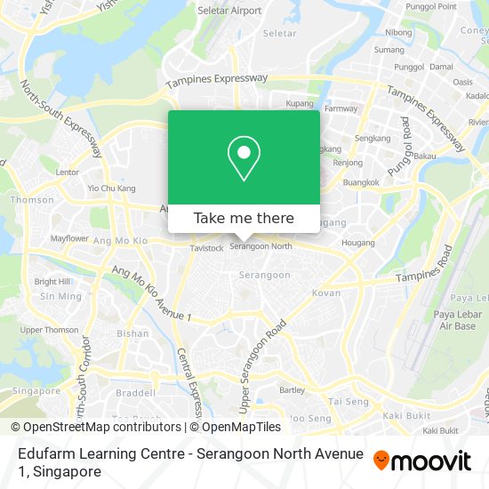 Edufarm Learning Centre - Serangoon North Avenue 1 map