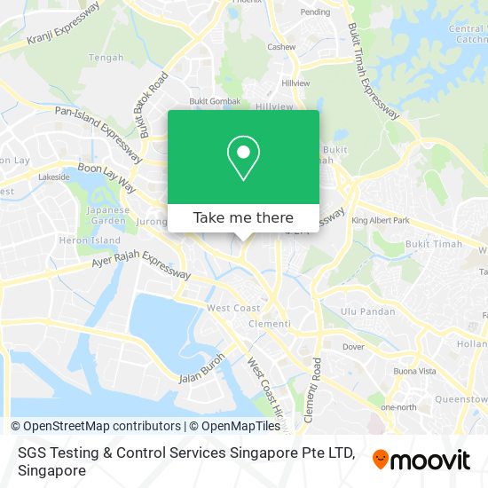 SGS Testing & Control Services Singapore Pte LTD map