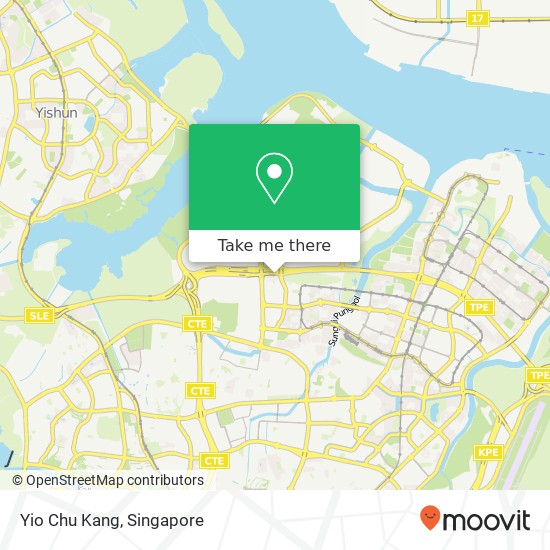 Yio Chu Kang map