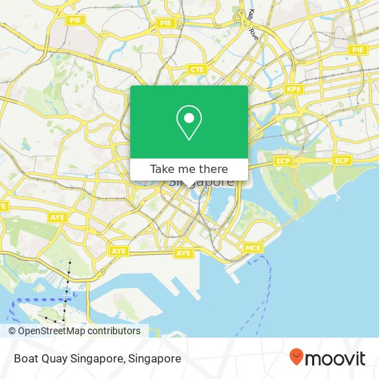 Boat Quay Singapore地图