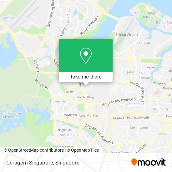 Ceragem Singapore map