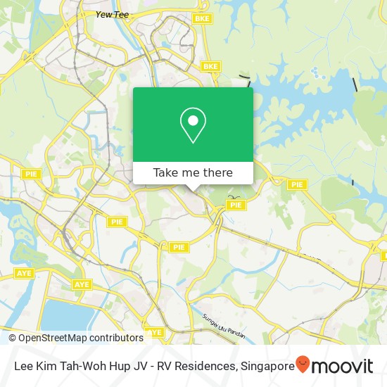Lee Kim Tah-Woh Hup JV - RV Residences地图