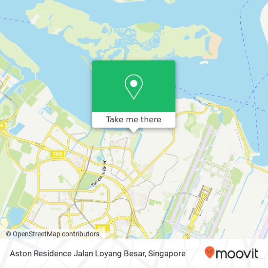 Aston Residence Jalan Loyang Besar map