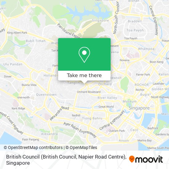 British Council (British Council, Napier Road Centre) map