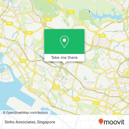Sinho Associates map
