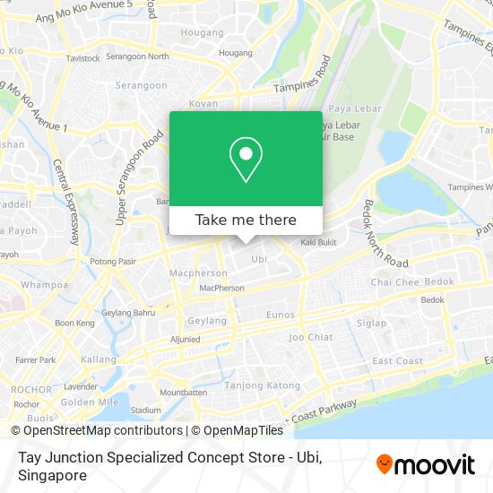 Tay Junction Specialized Concept Store - Ubi map