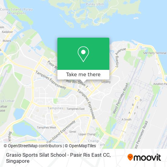 Grasio Sports Silat School - Pasir Ris East CC map