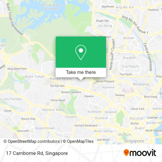 17 Camborne Rd map
