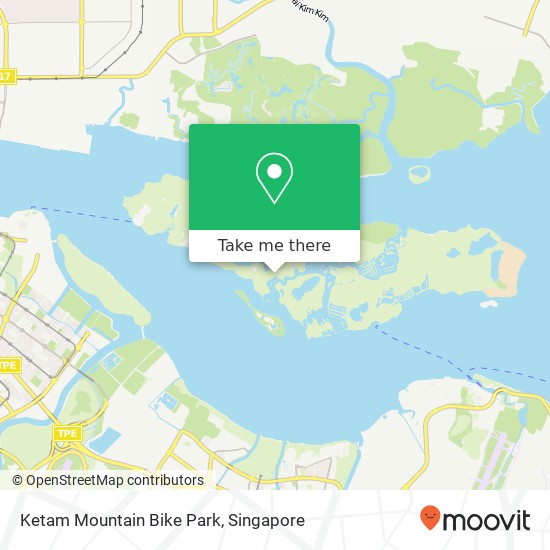 Ketam Mountain Bike Park map