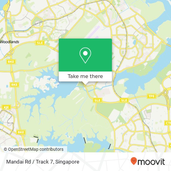 Mandai Rd / Track 7 map