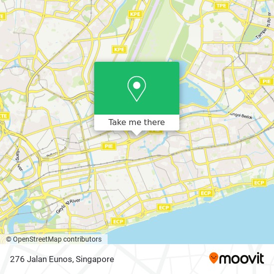 276 Jalan Eunos地图