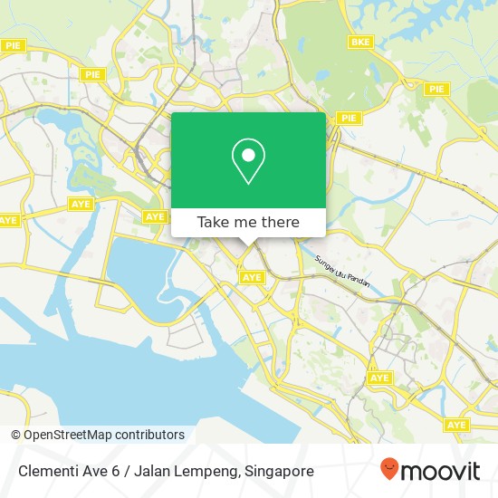 Clementi Ave 6 / Jalan Lempeng map