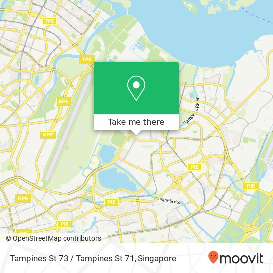 Tampines St 73 / Tampines St 71 map
