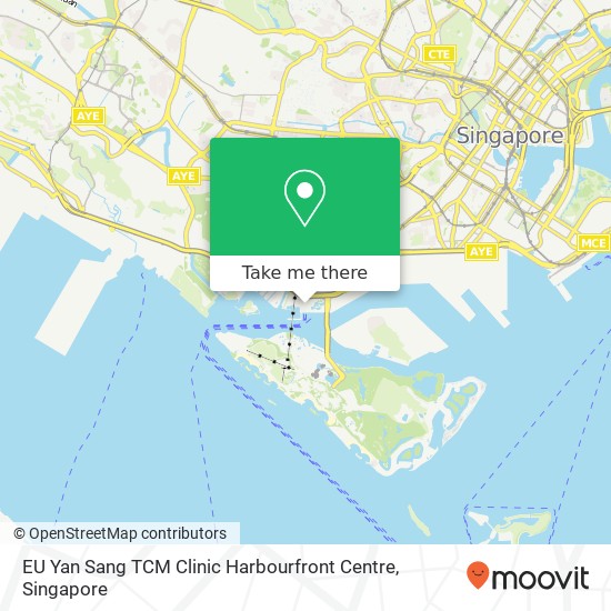 EU Yan Sang TCM Clinic Harbourfront Centre地图