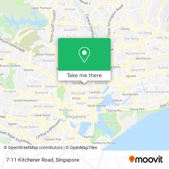 7-11 Kitchener Road map