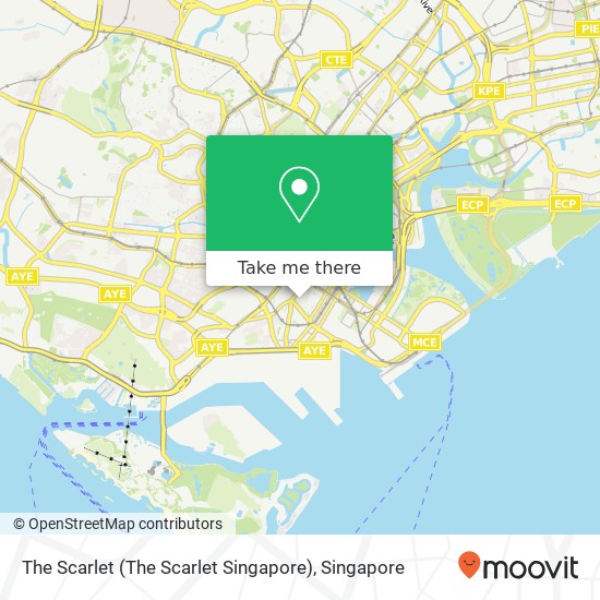 The Scarlet (The Scarlet Singapore) map