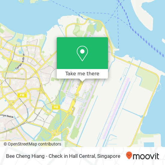 Bee Cheng Hiang - Check in Hall Central map