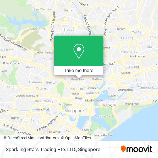 Sparkling Stars Trading Pte. LTD.地图