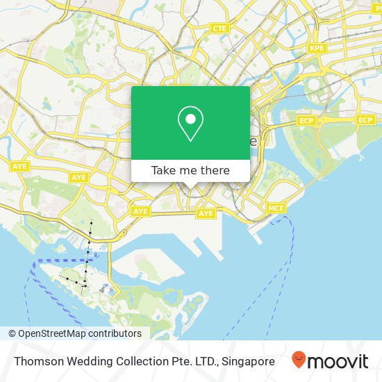 Thomson Wedding Collection Pte. LTD. map