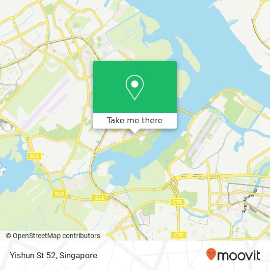 Yishun St 52 map