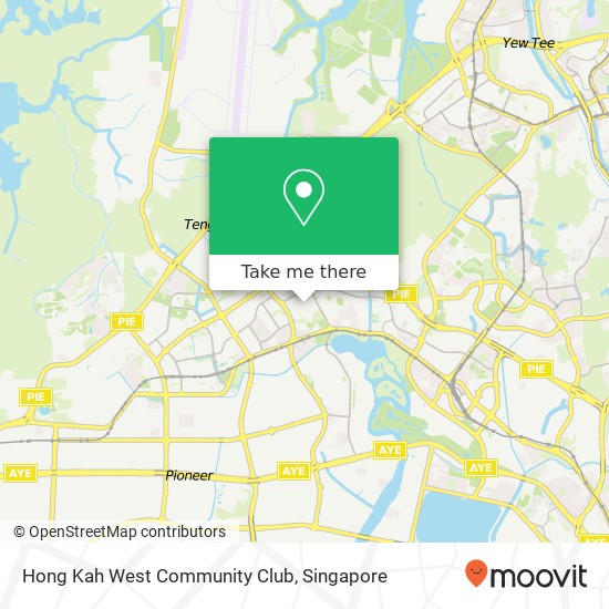 Hong Kah West Community Club map