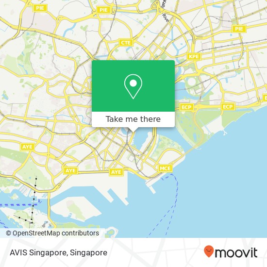 AVIS Singapore map