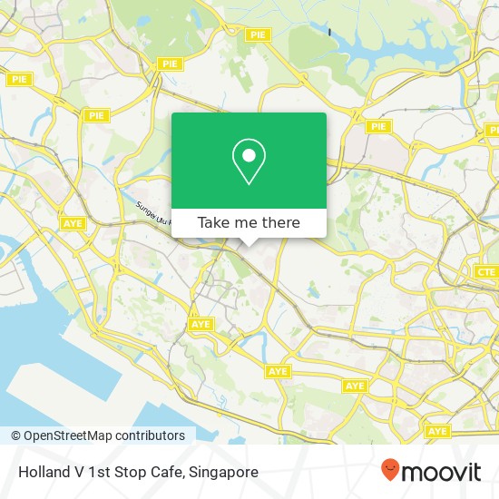 Holland V 1st Stop Cafe map