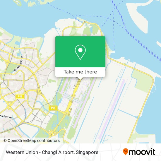 Western Union - Changi Airport map