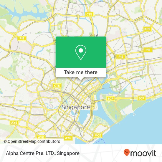 Alpha Centre Pte. LTD. map