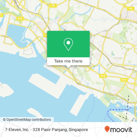 7-Eleven, Inc. - 328 Pasir Panjang地图