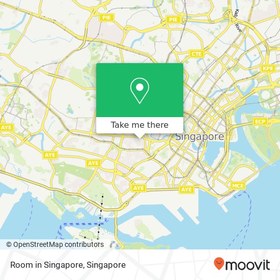 Room in Singapore map