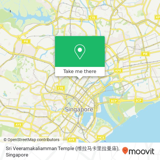 Sri Veeramakaliamman Temple (维拉马卡里拉曼庙) map