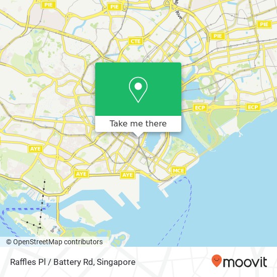 Raffles Pl / Battery Rd地图