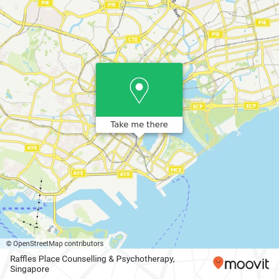 Raffles Place Counselling & Psychotherapy map