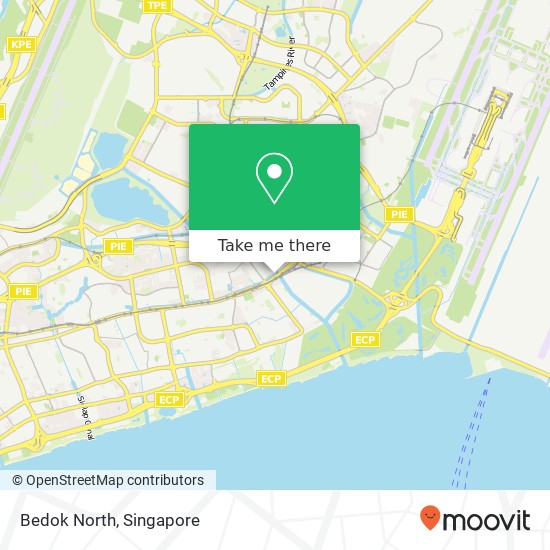 Bedok North地图