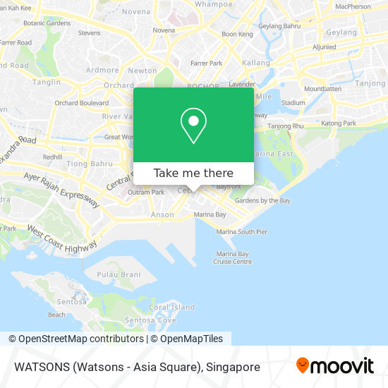 WATSONS (Watsons - Asia Square) map