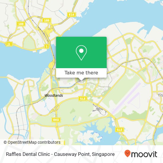 Raffles Dental Clinic - Causeway Point map