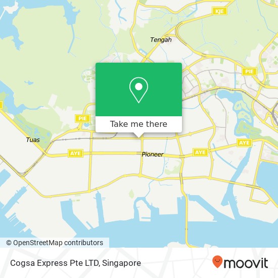 Cogsa Express Pte LTD地图