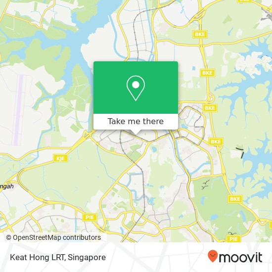 Keat Hong LRT地图