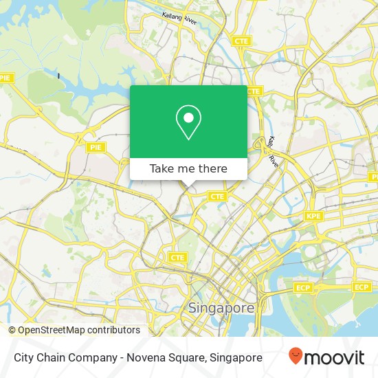 City Chain Company - Novena Square map