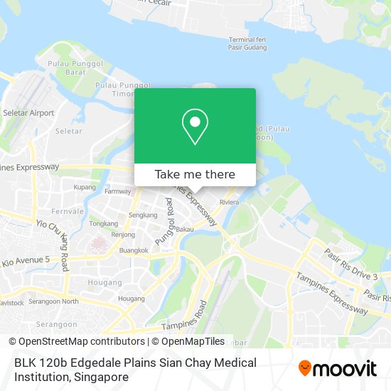 BLK 120b Edgedale Plains Sian Chay Medical Institution地图