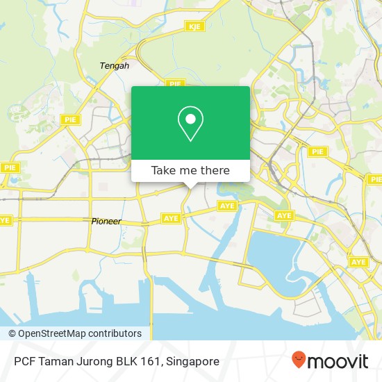 PCF Taman Jurong BLK 161地图